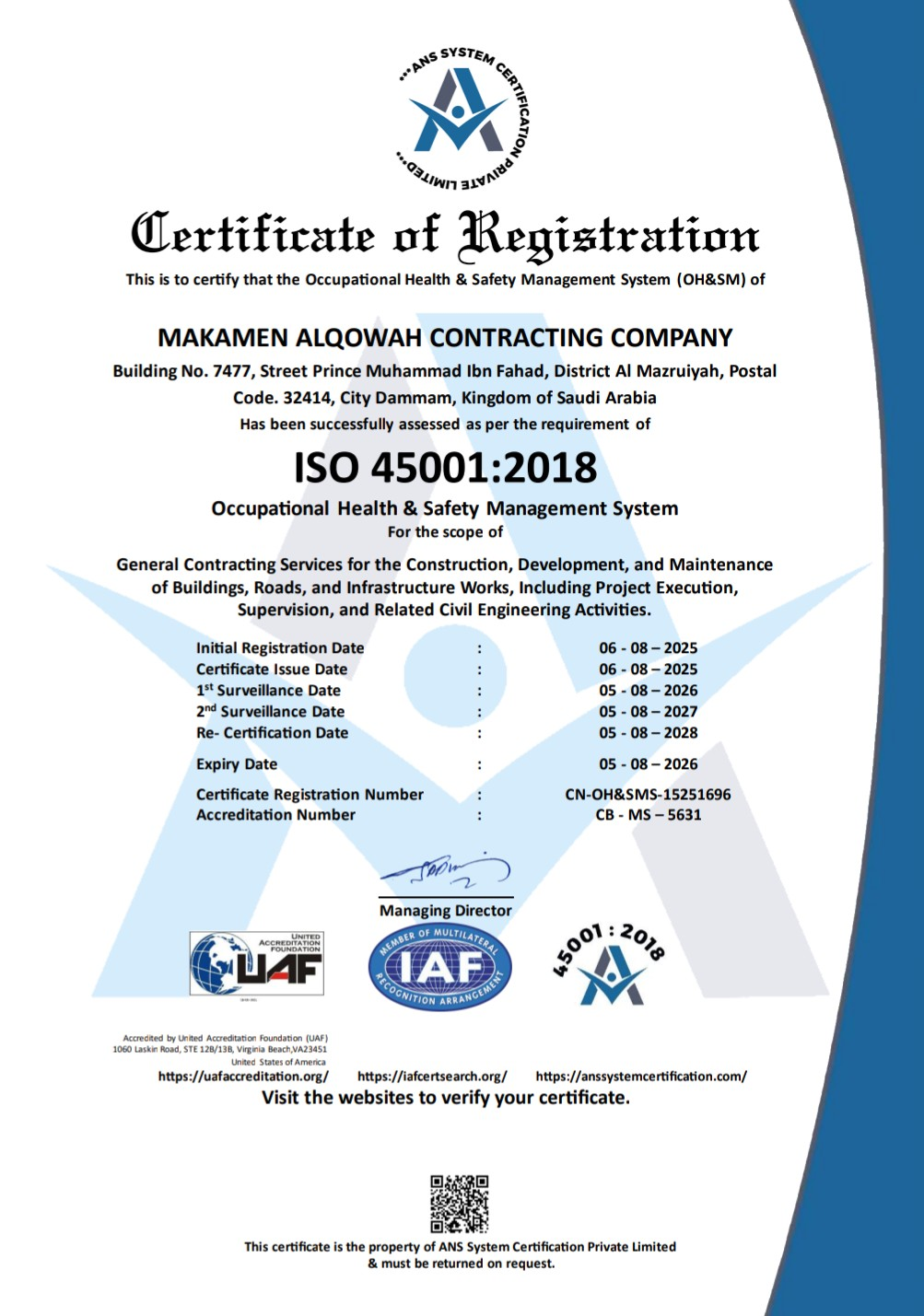 ISO 45001:2018