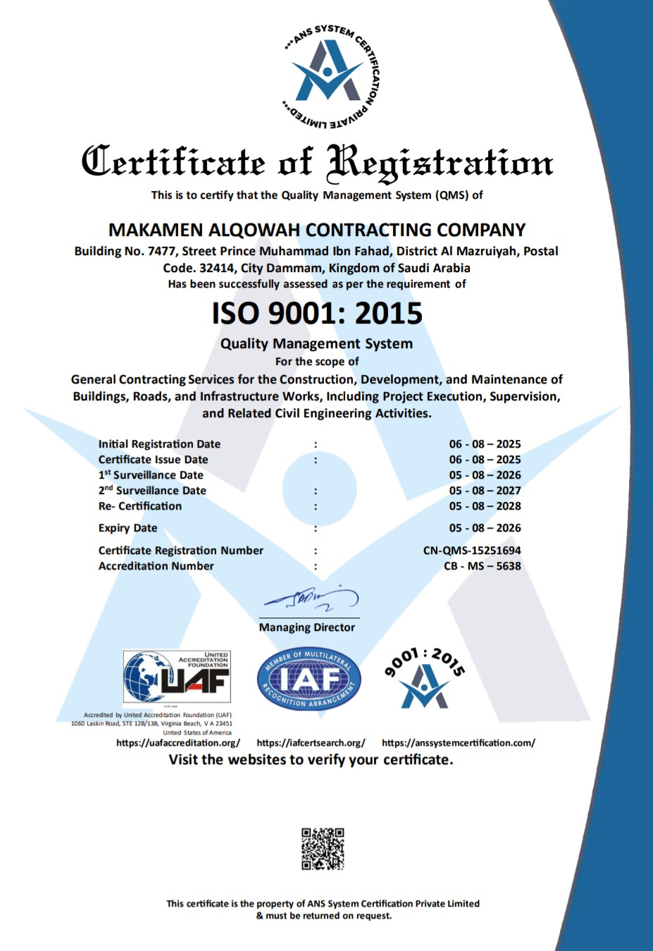 ISO 9001:2015